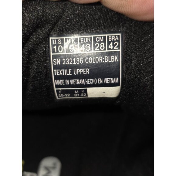 Skechers Shoes Sport Glide Mens Size 10 Blue Black Memory Foam Comfort 232136 - Picture 10 of 10